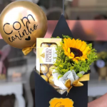 ARRANJO COM GIRASSOL - PRESENTE ESPECIAL