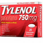 TYLENOL PARACETAMOL 750MG 20 COMPRIMIDOS