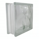 Bloco De Vidro 19x19x8 Ondulado Incolor Seves